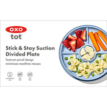 Load image into Gallery viewer, OXO Tot Stick & Stay Suction Divided Plate - Dusk