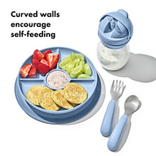 Load image into Gallery viewer, OXO Tot Stick & Stay Suction Divided Plate - Dusk