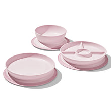 Load image into Gallery viewer, OXO Tot Stick & Stay Suction Divided Plate - Blossom