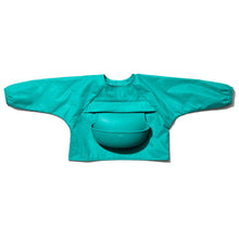 Load image into Gallery viewer, OXO Tot Sleeved Bib - Teal