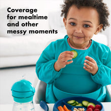 Load image into Gallery viewer, OXO Tot Sleeved Bib - Teal