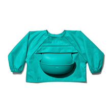 Load image into Gallery viewer, OXO Tot Sleeved Bib - Teal