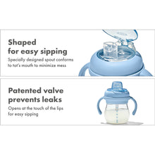 Load image into Gallery viewer, OXO Tot Transitions Soft Spout Sippy Cup With Removable Handles 6oz - Dusk