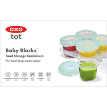 Load image into Gallery viewer, OXO Tot Baby Blocks Freezer Storage Containers 60ml - Opal