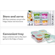Load image into Gallery viewer, OXO Tot Baby Blocks Freezer Storage Containers 180ml - Opal