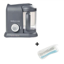Load image into Gallery viewer, Beaba Babycook Solo Baby Food Processor - Dark Grey Bundle