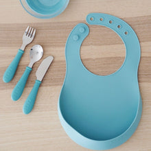 Load image into Gallery viewer, Beaba Silicone Bib - Airy Green