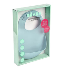 Load image into Gallery viewer, Beaba Silicone Bib - Airy Green