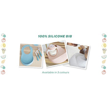 Load image into Gallery viewer, Beaba Silicone Bib - Airy Green
