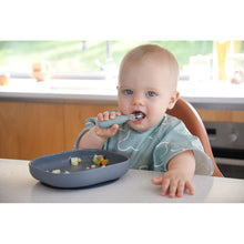 Load image into Gallery viewer, Beaba Fork & Spoon Stainless Steel Pre-Cutlery - Sage Green