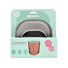 Load image into Gallery viewer, Beaba Stainless Steel Meal Set - Terracotta
