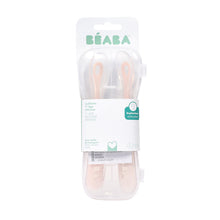 Load image into Gallery viewer, Beaba 1st Stage Silicone Spoons & Case 2 Pack - Cotton Candy/Sorbet Duo