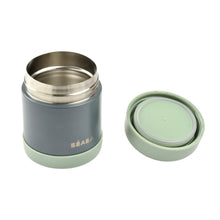 Load image into Gallery viewer, Beaba Stainless Steel Food Container 300ml - Mineral Grey/Sage Green