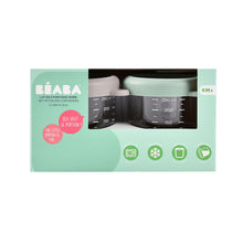 Load image into Gallery viewer, Beaba Glass Jars 250ml 2 Pack - Sage Green/Grey