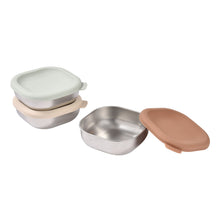 Load image into Gallery viewer, Beaba Stainless Steel Meal Boxes Set - Natural