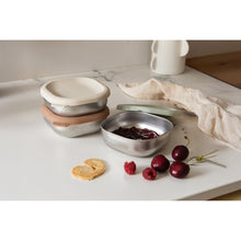Load image into Gallery viewer, Beaba Stainless Steel Meal Boxes Set - Natural