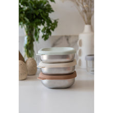 Load image into Gallery viewer, Beaba Stainless Steel Meal Boxes Set - Natural
