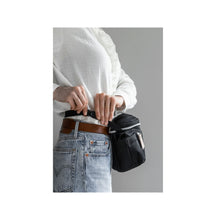 Load image into Gallery viewer, Beaba Biarritz Expendable Stroller Organizer Bag - Black & Lilys