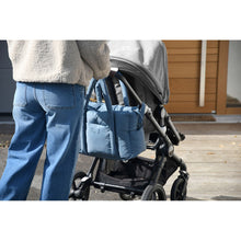 Load image into Gallery viewer, Beaba Paris Puffy Changing Bag - Baltic Blue