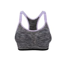 Load image into Gallery viewer, Bravado Designs Body Silk Seamless Rhythm Nursing Bra - Black Spacedye M