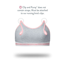 Load image into Gallery viewer, Bravado Designs Clip And Pump Hands-Free Nursing Bra Accessory - Sustainable - Dove Heather With Dusted Peony S