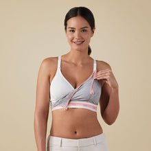 Load image into Gallery viewer, Bravado Designs Clip And Pump Hands-Free Nursing Bra Accessory - Sustainable - Dove Heather With Dusted Peony XL