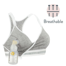 Load image into Gallery viewer, Bravado Designs Original Pumping And Nursing Bra - Sustainable - Dove Heather L
