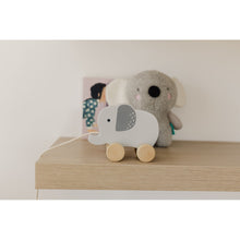 Load image into Gallery viewer, Bubble Wooden Elephant Pull Along Toy