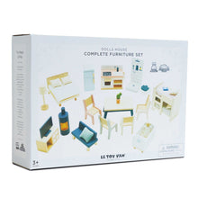 Load image into Gallery viewer, Le Toy Van Complete Dolls House Furniture Set - 35 Pieces