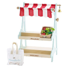 Load image into Gallery viewer, Le Toy Van Wooden Market Stall & Fruit Play Food Crate