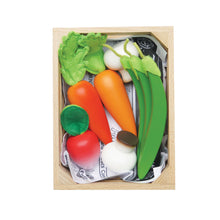 Load image into Gallery viewer, Le Toy Van Wooden Market Crate - Harvest Vegetables