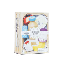 Load image into Gallery viewer, Le Toy Van Wooden Market Crate - Cheese & Dairy