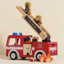 Load image into Gallery viewer, Le Toy Van Wooden Fire Engine
