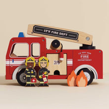 Load image into Gallery viewer, Le Toy Van Wooden Fire Engine