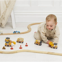 Load image into Gallery viewer, Le Toy Van Wooden Construction Vehicles