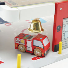 Load image into Gallery viewer, Le Toy Van Fire & Rescue Wooden Garage
