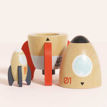 Load image into Gallery viewer, Le Toy Van Magnetic Space Rocket Duo