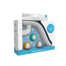 Load image into Gallery viewer, Matchstick Monkey Bathtime Slide Set - White