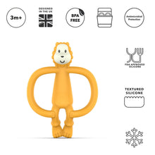 Load image into Gallery viewer, Matchstick Monkey Animal Teether - Ludo Lion