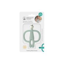 Load image into Gallery viewer, Matchstick Monkey Original Teething Toy & Gel Applicator - Mint Green