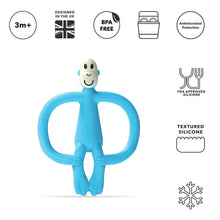 Load image into Gallery viewer, Matchstick Monkey Original Teething Toy & Gel Applicator - Light Blue