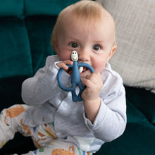 Load image into Gallery viewer, Matchstick Monkey Original Teething Toy With Tail - Airforce Blue