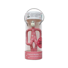 Load image into Gallery viewer, Matchstick Monkey Original Teething Toy with Tail - Love Hearts