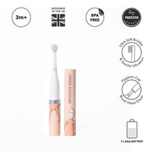 Load image into Gallery viewer, Matchstick Monkey Baby Sonic Toothbrush - Dusty Pink