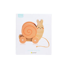 Load image into Gallery viewer, Pearhead Snail Wooden Pull Toy