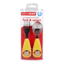 Load image into Gallery viewer, Skip Hop Zoo Utensils Fork & Spoon - Monkey