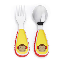 Load image into Gallery viewer, Skip Hop Zoo Utensils Fork & Spoon - Monkey