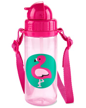 Load image into Gallery viewer, Skip Hop Zoo PP Straw Bottle (Long Strap) - Flamingo