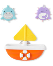 Load image into Gallery viewer, Skip Hop Zoo Tip & Spin Boat - Shark/Narwhal