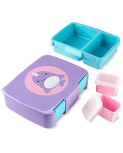 Load image into Gallery viewer, Skip Hop Zoo Bento Lunch Box - Narwhal